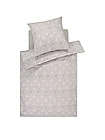 JOOP | Satin-Bettwäsche CORNFLOWER CHARM 70x90 / 140x200cm Vanilla | hellgrau
